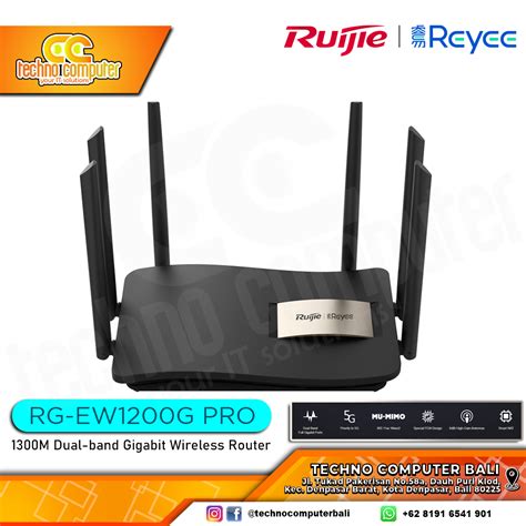 ROUTER RUIJIE REYEE RG EW1200G PRO 1300M Dual Band Wi Fi 5 Gigabit