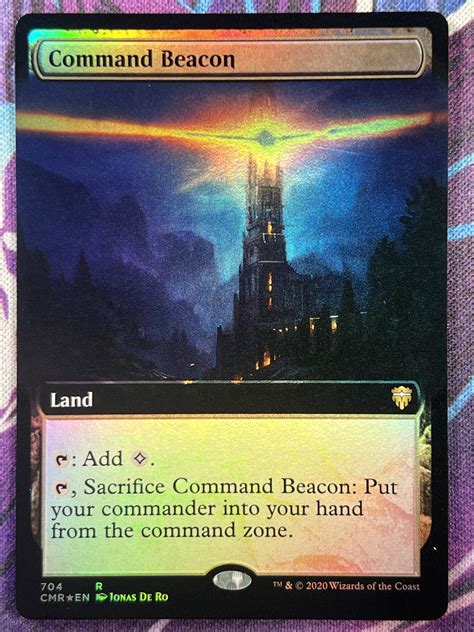 Command Beacon CMR Extended Art Foil Bootleg Mage