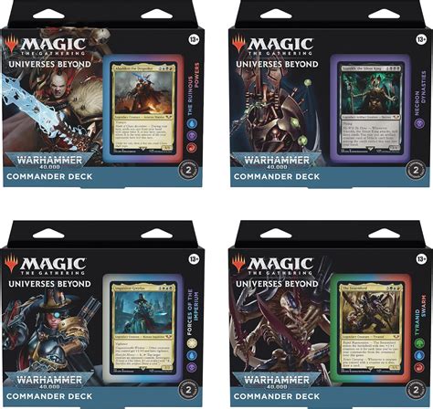 Magic The Gathering Universes Beyond Warhammer 40 000 Commander Deck Bundle Incluye 1 Los