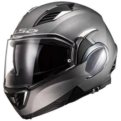 Ls Capacete Modular Ff Valiant Ii Cinzento Motardinn