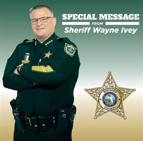 BREVARD SHERIFF WAYNE IVEY: I Just Love it When We Hit the Fraudsters ...