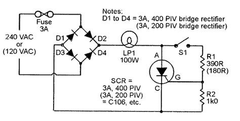 SCR Power Control Circuit Diagram Understanding The Basics