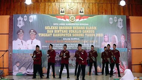 Juara Festival Rebana Qasidah Klasik Tingkat Kabupaten Sorong