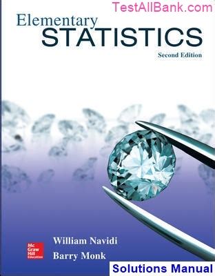 Elementary Statistics 2nd Edition Navidi Solutions Manual