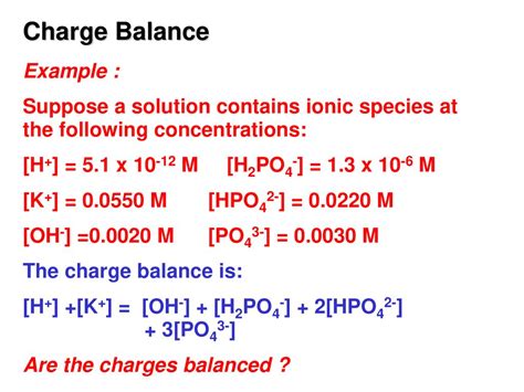 How To Write Charge Balance