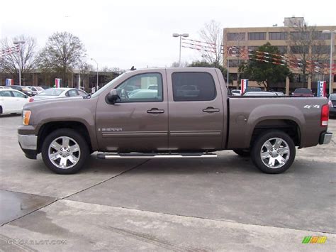 2007 Medium Brown Metallic Gmc Sierra 1500 Slt Crew Cab 4x4 25632126