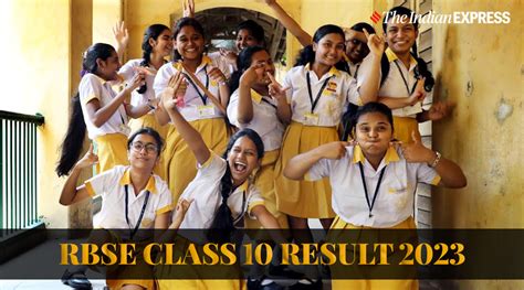 Rbse 10th Result 2023 Out How To Check Rajasthan Board Results At