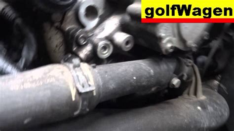 Problem With Coolant System Leaking Part On Vw Volkswagen Engine