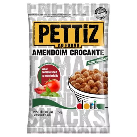 Amendoim Dori Pettiz Crocante sabor tomate seco manjericão 350 g