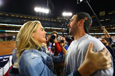 Watch Kate Upton and Justin Verlander embrace after Astros World Series ...