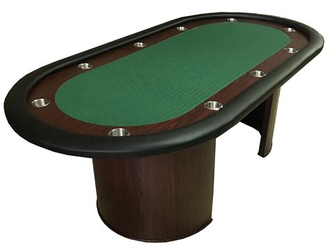 Deluxe Poker Table green 10 players - PokerProductos.com