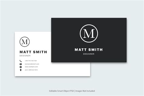 Um Logotipo Para Uma Marca Chamada Matt Smith PSD Premium