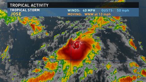 Tropical Storm Jose Forms Behind Irma