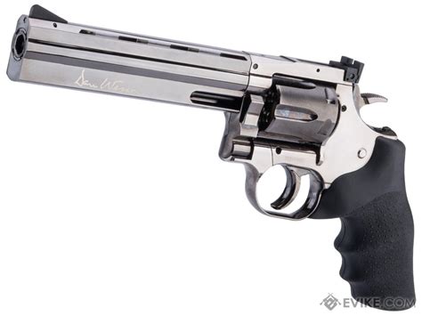 Asg Dan Wesson 715 Co2 Powered 4 5mm Airgun Revolver Color Silver 6