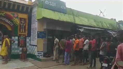 Robbers Use Gas Cutter To Loot SBI ATM Scoot Off With Cash In Odisha S