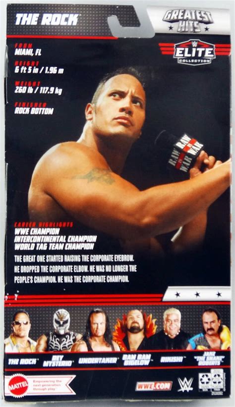 WWE Mattel The Rock Elite Collection Greatest Hits Séries 1