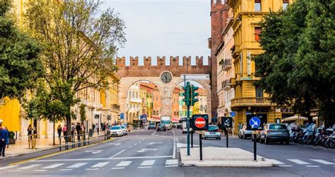 Verona city center. editorial stock photo. Image of italian - 182062793