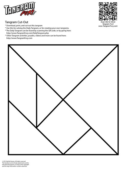 Tangram Puzzles Printable Free Printable Word Searches