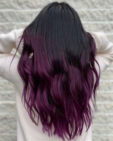 Dark Purple Ombre Hair