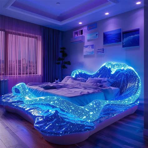 Bioluminescent Dreams: A Gallery of Radiant Wave Beds