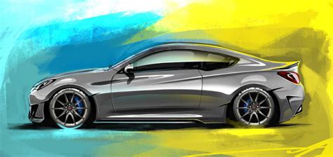 Ark Hyundai Genesis Coupe Sema Side Performancedrive