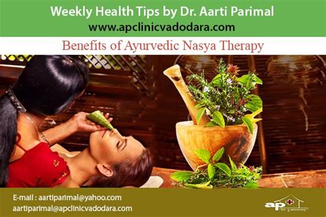 Benefits Of Ayurvedic Nasya Therapy Therapy Benefit Health Benefits