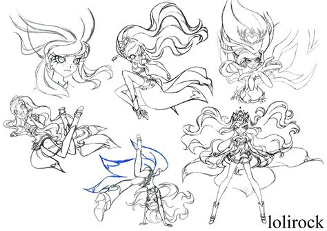 Team Lolirock Рисунки Дизайн персонажей Рисунки с персонажами