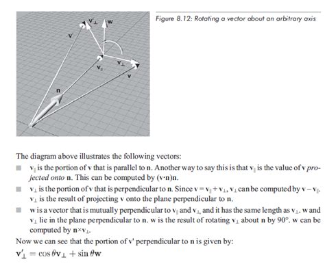 3d rotation about arbitrary axis from 3D math primer for graphics ...