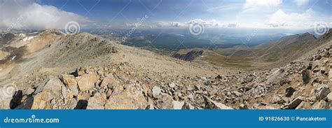 Mount Massive Summit Panorama Stock Photo - Image of ridge, colorado: 91826630