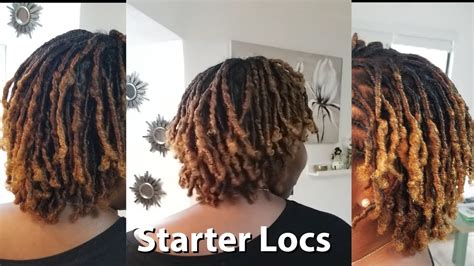 Starter Locs On Curly Natural Hair Loc Journey Vlog Youtube