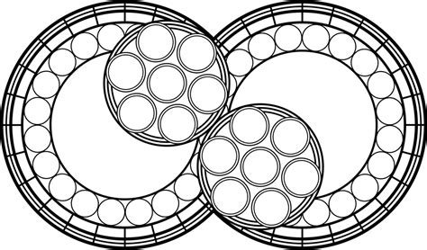 Stained Glass Template Vector Design Infinity By Akili Amethyst On Deviantart