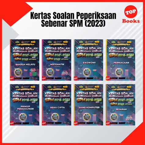 TOPBOOKS Yakin Buku Latihan Kertas Soalan Peperiksaan Sebenar SPM