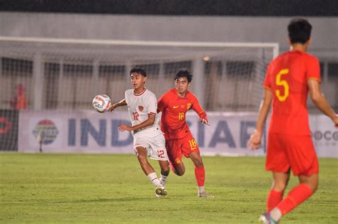 Timnas Indonesia U Kembali Raih Hasil Imbang Hadapi China Indra