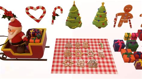 3d Christmas Pack Turbosquid 2004525