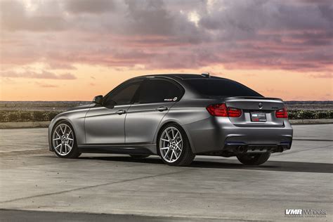 Bmw F Matte Grey Wrap Flow Formed V Hyper Silver Vmr Wheels