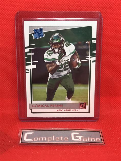 2020 Donruss Lamical Perine Rated Rookie 340 RC New York Jets EBay