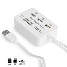 Twobro Micro USB Hub 2 0 Combo Card Reader All In Grandado