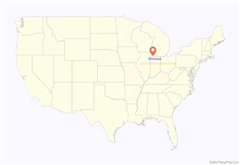 Map of Michiana village - Thong Thai Real