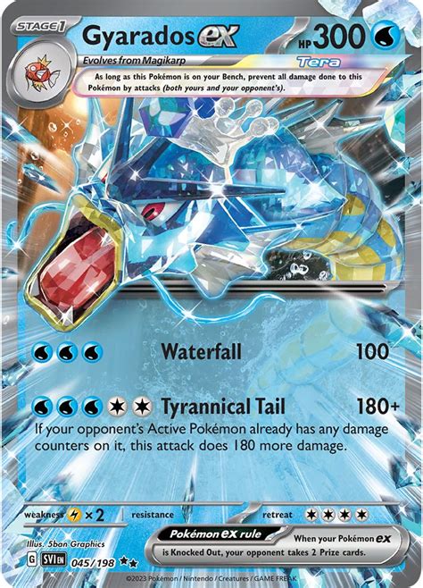 Serebii net Pokémon Card Database Scarlet Violet 45 Gyarados ex