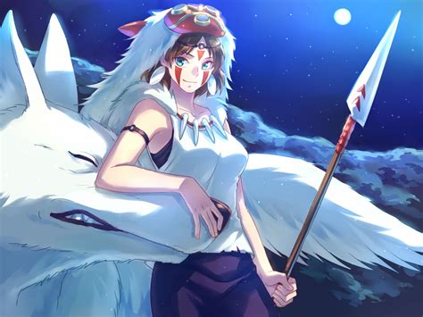 Papel De Parede Hd Para Desktop Anime Princesa Mononoke Baixar Imagem