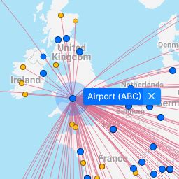 Delta Airlines World Route Map