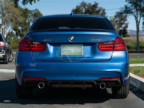 Bmw F30 F31 Performance Style Carbon Fiber Rear Diffuser 328 330 335 340