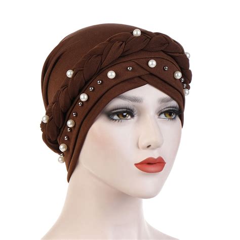 Dyfzdhu Womens Soft Monochrome Single Braid Hat Pin Baotou Hat