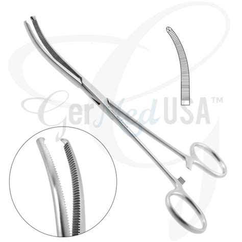 Rochester Ochsner Hemostatic Forceps Curved Germedusa Inc