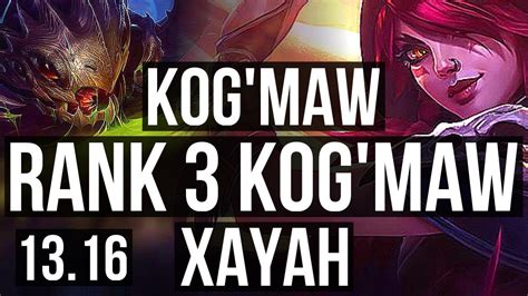 Kog Maw Pyke Vs Xayah Nautilus Adc Rank Kog Maw Euw