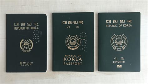 Three Consecutive Generations Of Korean Passports The Next Generation Features A Radical