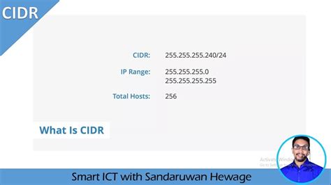 Al Ict Networking Ip Address Cidr Notation Youtube