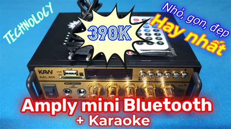 Thiên Hùng Technology công nghệ Amply mini Bluetooth 5 0 Karaoke