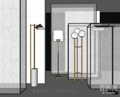 Modern Floor Lamp Sketchup Model Download Model Id355930097 1miba