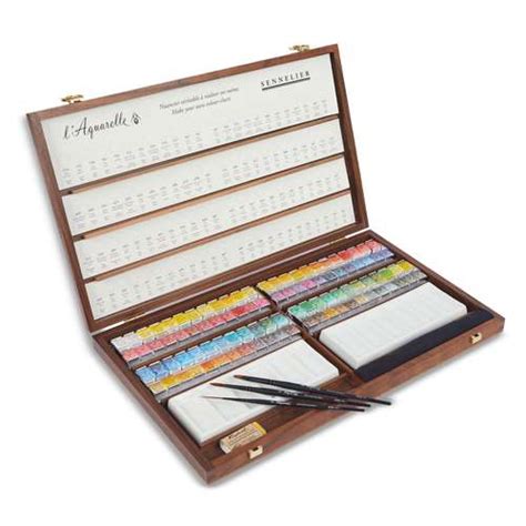 Coffret Noyer Aquarelle Sennelier Le G Ant Des Beaux Arts N De La